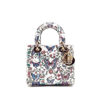 DIOR Christian Toile de Jouy Papillon Schmetterling Zodiac Lady Bag Small L391628 149531989