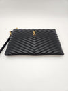 Saint Laurent Monogram Matelassé Medium Clutch (559193) 149554419 [P]
