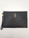 Saint Laurent Monogram Matelassé Medium Clutch (559193) 149554419 [P]