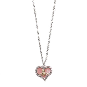 VIVIENNE WESTWOOD 25FW レディースペトラペンダントネックレス プラチナゴールドコーラル 63020103 02P659 145447004