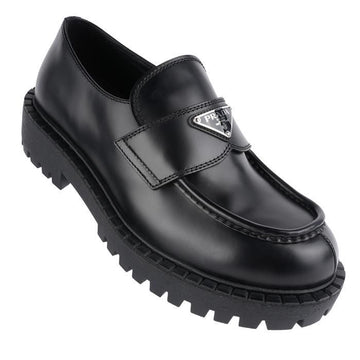 PRADA 2DE151 B4L F0002 トライアングルロゴ レザー ローファー 149558190