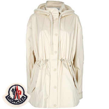 Moncler Ivory Valiere Windbreaker Hooded Rain Jacket 1A00078 539HW 081 149325987 [P]