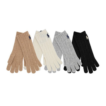 Polo Ralph Lauren Pony Cable Knit Gloves Set of 4 149506321 [P]