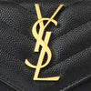 SAINT LAURENT Monogramm Umschlag Geldbörse Gold 414404 BOW01 1000 29975906 [P]