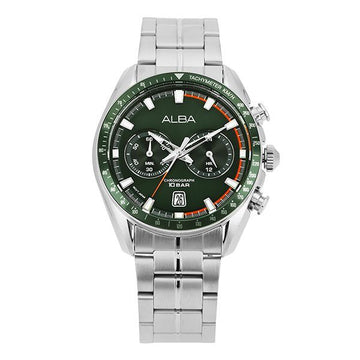 SEIKO メンズメタルウォッチ クロノグラフ A4B019X1 146832672