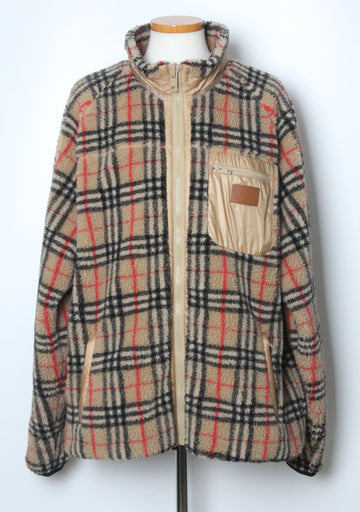 BURBERRY Vintage Check Fleece Jacket XXL(110) 149610986