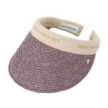 HELEN KAMINSKI ビアンカ レディース バイザー HAT50265 ライラック ナチュラル ロゴ 149615270