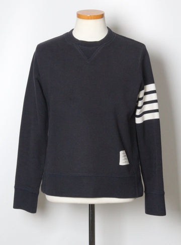 THOM BROWNE 斜めストラップ スウェットシャツ ネイビー 2(95) 149617161