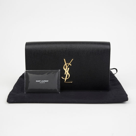 SAINT LAURENT Monogram Flap Clutch 149476302 [P]