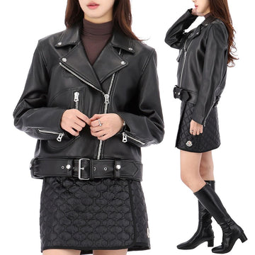 Acne Studios Leather Biker Jacket A70066 900 114303531