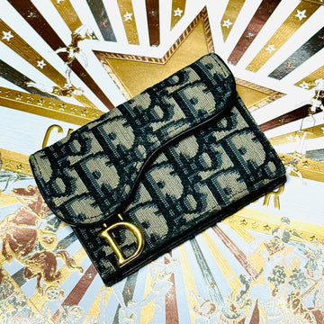 Dior Oblique Saddle Card Wallet 149665815