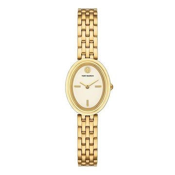 TORY BURCH The Oval Damen Metallarmbanduhr 144765510 [P]