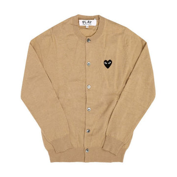 Comme Des Garcons 3 PLAY Black Heart Patch Unisex Cardigan - AX-N023-051 149504671