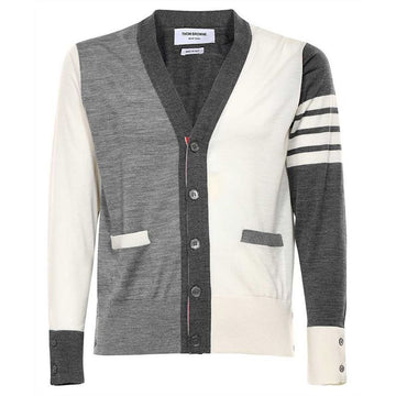 THOM BROWNE 23FW クラシック カーディガン トーナル グレー MKC002F Y1014 982 52861122