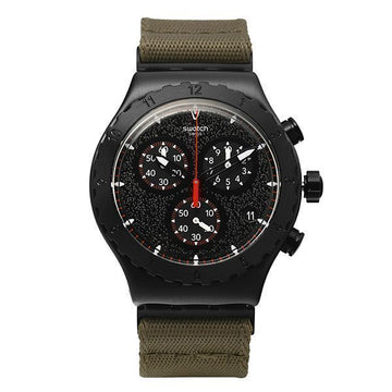Swatch POWER OF NATURE BY THE BONFIRE Men's NATO Watch 145693510 [P]