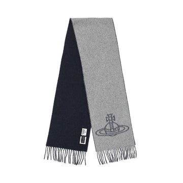 Vivienne Westwood 81030006 W00ZH P407 FW25 Unisex ORB Reversible Scarf 149694585 [P]