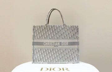 DIOR オブリークブックトート グレー ラージトートバッグ M1286 115901398