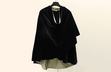 Gucci Velvet Cape Poncho Size 48 737485 123541734