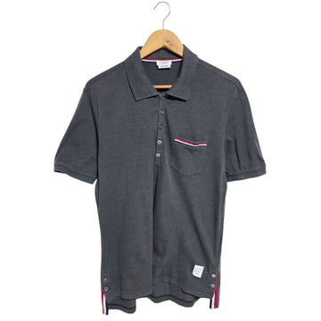 Thom Browne Pocket Striped Short Sleeve Polo Shirt 149700862