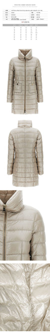 Herno 25FW MARIA High Neck Light Padding Beige Gray stamp: PI0002DIC 12017 9402 149318464 [P]