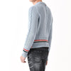 THOM BROWNE ケーブルステッチウールニットスカイブルー 480 146391882 [P]