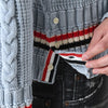 THOM BROWNE ケーブルステッチウールニットスカイブルー 480 146391882 [P]