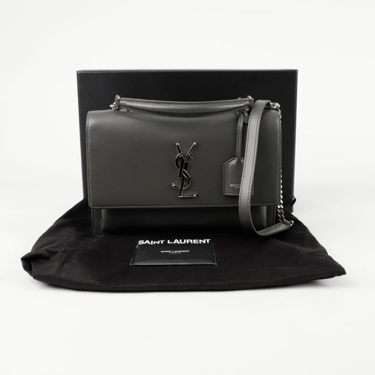 SAINT LAURENT 634723 サンセット ニューミディアム トート ショルダーバッグ 149663863 [P]
