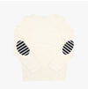 SAINT JAMES Moderne Streifen-Elbow-Patch Langarm-T-Shirt 144734735 [P]