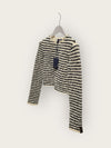 LOUIS VUITTON Crinkle Knit Stripe Langarmtop 149748055 [P]