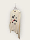 Louis Vuitton Ivory Clock Intarsia Pullover Knit 149748070 [P]