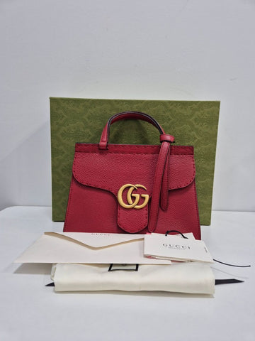 GUCCI GG Marmont Mini Top Handle Bag 442622 149748488 [P]