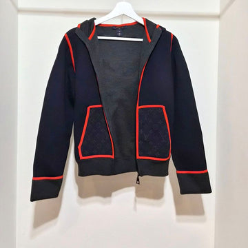 Louis Vuitton Flight Mode Contrast Trim Hooded Zip-Up L699214 149749279