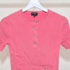 CHANEL Pink Knit Short Sleeve L483126 149751028 [P]