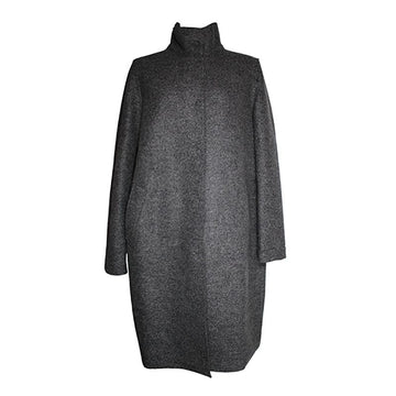 HARRIS WHARF LONDON Grauer Presswolle Mantel 42 149753696