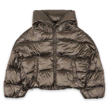 MaxMara Women's Spacecar Hooded Short Padded Jacket (Brown) 2529486045600 024 146990894 [P]