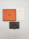 Hermes Bearn Wallet Gray K Stamp 25th 149781369 [P]