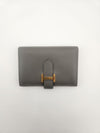 Hermes Bearn Wallet Gray K Stamp 25th 149781369 [P]