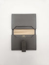 Hermes Bearn Wallet Gray K Stamp 25th 149781369 [P]