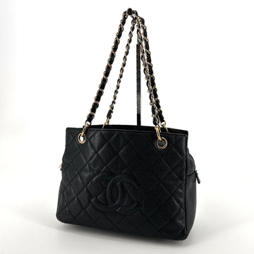 CHANEL Caviar Square Shoulder Bag 149782202