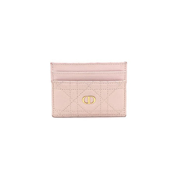 Dior S5130UWHC Caro Powder Pink Supple Cannage Card Holder kk78492122 149782706