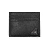 Prada Saffiano Card Holder 2MC223 All Black Triangular Logo Open Type 149783150 [P]