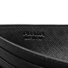Prada Saffiano Card Holder 2MC223 All Black Triangular Logo Open Type 149783150 [P]
