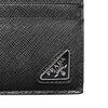 Prada Saffiano Card Holder 2MC223 All Black Triangular Logo Open Type 149783150 [P]