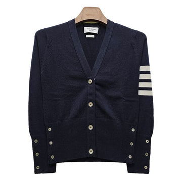 THOM BROWNE Klassische Damen-Kaschmir-Cardigan Navy 00011 415 58903360