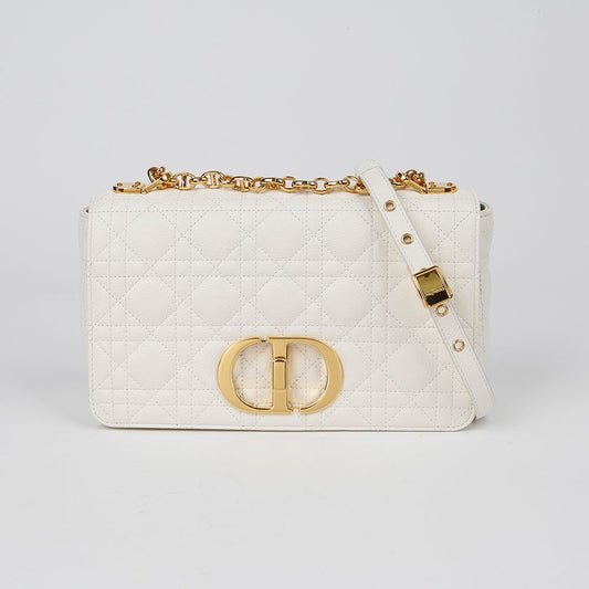 DIOR Karo Medium Chain Shoulder Crossbody Bag M9242UWHC 149581105 [P]