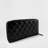 CHANEL Vintage Lambskin Zip Long Wallet 2.55 149788347 [P]