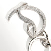 Christian Louboutin CL Logo Strass Keyring Silver 1235250 S025 149790041 [P]