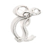 Christian Louboutin CL Logo Strass Keyring Silver 1235250 S025 149790041 [P]