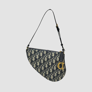 DIOR Saddle Oblique Rodeo Schultertasche Blau S5909 149791028