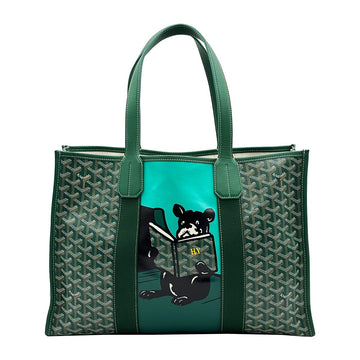GOYARD Billet Jacquard Canvas MM Tote Bag 2023 149791666